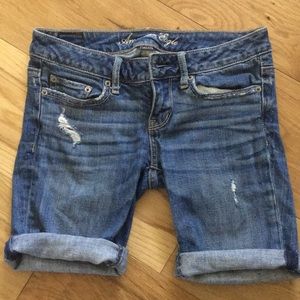 american eagle jean shorts